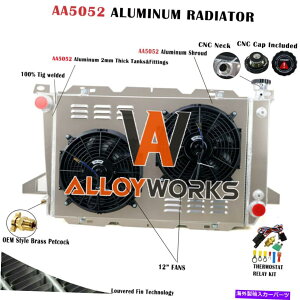 Radiator 3񃉃WG[^[VEht@tBbg85-97tH[huRF150 F250 F350sbNAbv4.9L L6 3 Rows Radiator Shroud Fan Fit 85-97 Ford Bronco F150 F250 F350 Pickup 4.9L L6