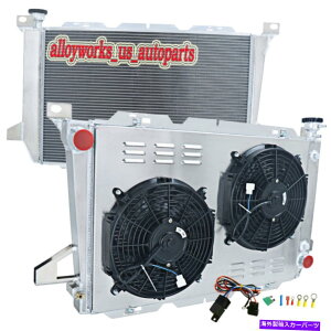 Radiator 3��A���~�j�E�����W�G�[�^�[+�V�����E�h+12 �t�@��85-96�t�H�[�hF150 F250 F350 5.0/5.8/7.5L 3 Row Aluminum Radiator+Shroud+12Fan 85-96 For FORD F150 F250 F350 5.0/5.8/7.5L�y���s�A���i�z
