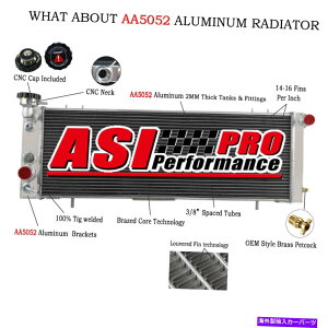 Radiator 1991�N����2001�N��4��A���~�j�E�����W�G�[�^�[�W�[�v�`�F���L�[�R�}���`XJ 4.0L L6 AT/MT 4 Row Aluminum Radiator For 1991-2001 Jeep Cherokee Comanche XJ 4.0L L6 AT/MT�y���s�A���i�z