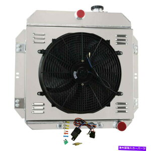 Radiator 3��A���~�j�E�����W�G�[�^�[+1960-1962 1961�N�̃V�����E�h�t�@���V�{���[C/K�V���[�YGMC V8 3 Row Aluminum Radiator+Shroud Fan For 1960-1962 1961 Chevy C/K Series GMC V8�y���s�A���i�z