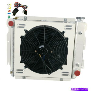 Radiator 87-06 Jeep Wrangler TJ YJ Chevy V8�X���b�v3��A���~�j�E�����W�G�[�^�[+�V�����E�h�t�@�� For 87-06 Jeep Wrangler TJ YJ Chevy V8 Swap 3 Row Aluminum Radiator+Shroud Fan�y���s�A���i�z