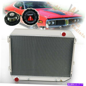 Radiator 26 4��A���~�j�E�����W�G�[�^�[1968-1974�_�b�W�`�������W���[�v���}�X�r�b�O�u���b�NV8 26 4 Row Aluminum Radiator For 1968-1974 Dodge Challenger Plymouth Big Block V8�y���s�A���i�z