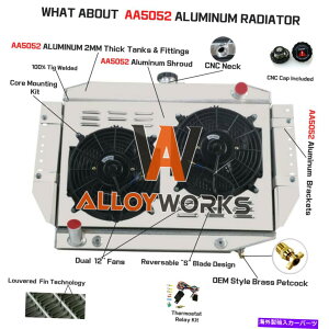 Radiator 3񃉃WG[^[VEht@1972-1979W[v`FL[/SjAJ10/ J20 V8 3 Rows Radiator Shroud Fan For 1972-1979 Jeep Cherokee/ Wagoneer J10/ J20 V8