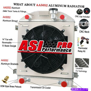 Radiator 4��̃��W�G�[�^�[+�V�����E�h�t�@��+�����[�t�B�b�g1928-29�t�H�[�h���f��A�t���b�g�w�b�h�G���W��AT/MT 4 ROW Radiator+Shroud Fan+Relay Fit 1928-29 Ford Model A Flathead Engine AT/MT�y���s�A���i�z