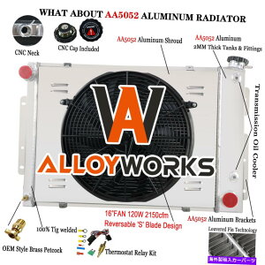 Radiator 3񃉃WG[^[VEht@T[X^bg67-69V{[J}|eBAbNt@CAo[hV8 3 Row Radiator Shroud Fan Thermostat For 67-69 Chevy Camaro Pontiac Firebird V8