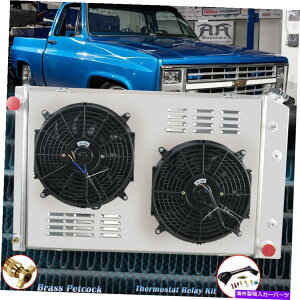 Radiator CC716 3񃉃WG[^[+VEh+t@1973-1987 CHEVY C/K C10/20 C30 K10/20sbNAbv CC716 3 Row Radiator+Shroud+Fan For 1973-1987 Chevy C/K C10/20 C30 K10/20 Pickup