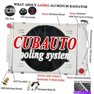 Radiator tBbg1967 68 69V{[J}|eBAbNt@CAo[h3񃉃WG[^[VEht@[ Fit 1967 68 69 Chevy Camaro Pontiac Firebird 3 Row Radiator Shroud Fan Relay