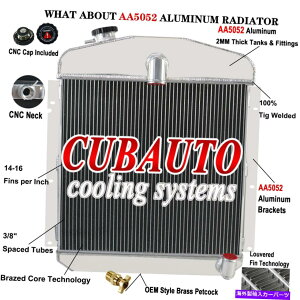 Radiator 1947N4rowA~jEWG[^[48 1949v}XNCX[fbNXJ[Z_N[y 4Row Aluminum Radiator For 1947 48 1949 Plymouth Chrysler Deluxe Car Sedan Coupe