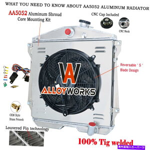 Radiator 3񃉃WG[^[VEht@[1943-1948V{[t[gCt[g}X^[AL6ɓK܂ 3 Row Radiator Shroud Fan Relay Fits 1943-1948 Chevy Fleetline FleetMaster,L6