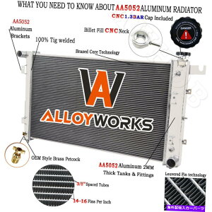 Radiator 1998-20024RAA~jEWG[^[99 Dodge Ram 1500 2500 3500 5.9L V8 4 Row CORE Aluminum Radiator For 1998-2002 99 Dodge Ram 1500 2500 3500 5.9L V8