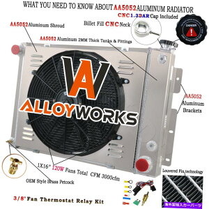 Radiator 3��̃��W�G�[�^�[�V�����E�h�t�@��1967-1969�V�{���[�J�}��RS Z28 /�|���e�B�A�b�N�t�@�C�A�o�[�h 3 Row Radiator Shroud Fan For 1967-1969 Chevy Camaro RS Z28 / Pontiac Firebird�y���s�A���i�z