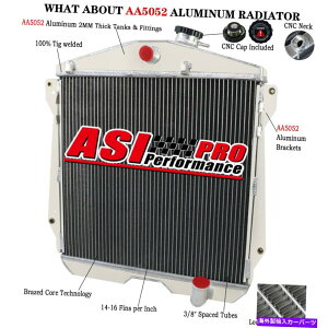 Radiator 4��A���~�j�E�����W�G�[�^�[�t�B�b�g�V�{���[�t���[�g���C���t���[�g�}�X�^�[�X�^�C���}�X�^�[�BL61943-1948 4 Row Aluminum Radiator fit Chevy Fleetline FleetMaster Stylemaster.L6 1943-1948