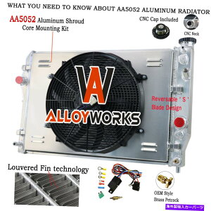 Radiator 3��̃��W�G�[�^�[+�V�����E�h�t�@���t�B�b�g1993-2002�V�{���[�J�}���t�@�C�A�o�[�hZ28 5.7L V8 3 Row Radiator+Shroud Fan Fits 1993-2002 Chevy Camaro Firebird Z28 5.7L V8 AT�y���s�A���i�z