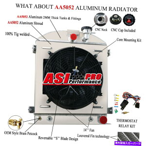 Radiator 3��̃��W�G�[�^�[�V�����E�h�t�@��1932�t�H�[�h���[�{�[�C�O�����V�F��3 �`���b�v���ꂽ�V�{���[v8 3 Row Radiator Shroud Fan For 1932 Ford Low Boy Grill Shells 3 Chopped Chevy V8�y���s�A���i�z