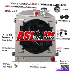 Radiator 33-34�t�H�[�h�O�����V�F����4�񃉃W�G�[�^�[+�V�����E�h+�t�@��3 �`���b�v���ꂽ�V�{���[�G���W�� 4-ROW Radiator+Shroud+Fan For 33-34 Ford Grill-Shells 3 Chopped Chevy Engine�y���s�A���i�z