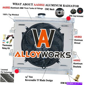 Radiator 3�񃉃W�G�[�^�[�V�����E�h�t�@�������[��1984-1995�g���^�s�b�N�A�b�v4�����i�[L4 2.4L MT�ɓK�����܂� 3 Row Radiator Shroud Fan Relay Fits 1984-1995 Toyota Pickup 4 Runner L4 2.4L MT