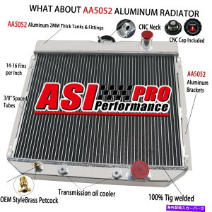 Radiator 4row�A���~�j�E�����W�G�[�^�[�t�B�b�g1967-1970�t�H�[�h�}�X�^���O�A1966-1970�t�H�[�h�t�@���R��AT/MT 4ROW Aluminum Radiator Fit 1967-1970 Ford Mustang,1966-1970 Ford Falcon AT/MT�y���s�A���i�z