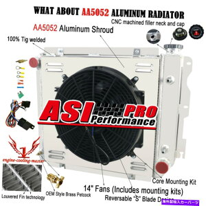 Radiator 1987N2006ÑW[vO[TJV{[V8GW3񃉃WG[^[VEht@[ For 1987-2006 Jeep Wrangler TJ Chevy V8 Engine 3 Row Radiator Shroud Fan Relay