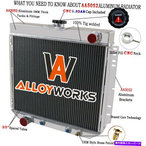 Radiator �t�H�[�h�}�X�^���O�t�@���R���R���b�gV8 L6 1966-1970�̃A���~�j�E��4���p���W�G�[�^�[ Aluminum 4 Row Cooling Radiator For Ford Mustang Falcon Comet V8 L6 1966-1970�y���s�A���i�z