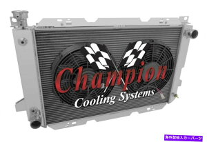 Radiator 3 row er`sIWG[^[W/ 2 12 "t@1985-1997 Ford F -Series V8GW 3 Row ER Champion Radiator W/ 2 12" Fans for 1985 - 1997 Ford F-Series V8 Engine