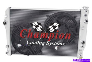 Radiator 3��AR�`�����s�I�����W�G�[�^�[W/ 2 12 1998 1999 Trans Am V8 Eng��CC2365�̃t�@�� 3 Row AR Champion Radiator W/ 2 12 Fans for 1998 1999 Trans Am V8 Eng #CC2365�y���s�A���i�z