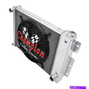 Radiator 3SZ`sIWG[^[W/ 16C`t@1967 68 1969V{[J}X[ubN 3 Row SZ Champion Radiator W/ 16" Fan for 1967 68 1969 Chevy Camaro Small Block