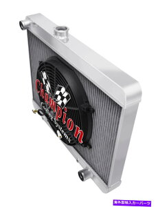 Radiator 3QR`sIWG[^[1680NA14C`t@1965 66 1967|eBAbN}Yv8 Eng 3 Row QR Champion Radiator 1680S, 14" Fan for 1965 66 1967 Pontiac LeMans V8 Eng
