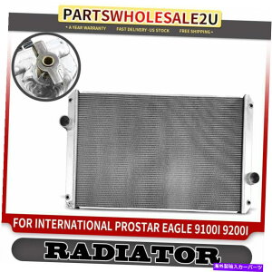 Radiator ���ۃv���X�^��9200i 9400i SBA 07-09 w/�}�j���A���g�����X�~�b�V�����̃��W�G�[�^�[ Radiator for International ProStar 9200i 9400i SBA 07-09 w/ Manual Transmission�y���s�A���i�z