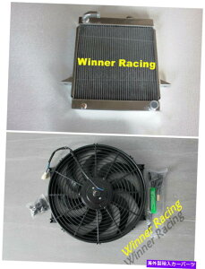 Radiator Triumph TR6 TR 6 1975-1976 75 76�A���~�j�E�����W�G�[�^�[ + 14 ''�G���N�g���b�N�t�@���L�b�g Fit Triumph TR6 TR 6 1975 - 1976 75 76 aluminum radiator + 14'' electric fan kit�y���s�A���i�z
