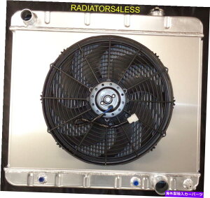 "Radiator 3��A���~�j�E�����W�G�[�^�[�V�����E�h��16 ""�t�@��63 64 65 66�V�{���[�g���b�NC10 C20�s�b�N�A�b�v 3 ROW ALUMINUM RADIATOR SHROUD & 16"" FAN 63 64 65 66 CHEVY TRUCK C10 C20 PICKUP�y���s�A���i�z"