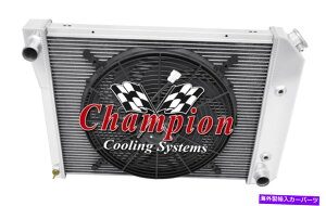 Radiator 3QR`sIWG[^[20 "RAA16"t@1968-1974 Chevy Chevy II Nova 3 Row QR Champion Radiator 20" Core, 16" Fan for 1968 - 1974 Chevy Chevy II Nova