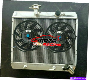 Radiator WK[XKE E-Type XK-EV[Y2 4.2L 1968-19714ALUWG[^[ +t@ 4 Row Alu Radiator + FAN For Jaguar XKE E-Type XK-E Series 2 4.2L 1968-1971 AT