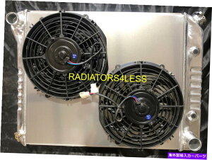 Radiator 3A~jEWG[^[VEh10 "t@79-87rCbN[KGNgGMJ[21"RA 3 ROW ALUMINUM RADIATOR SHROUD 10" FAN 79-87 BUICK REGAL ELECTRA GM CAR 21" CORE