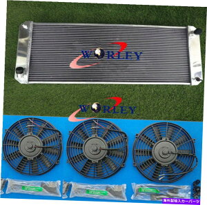 Radiator 3��A���~�j�E�����W�G�[�^�[ +���[�^�X�G�X�v��S4S S4S V8 GT GT3 1988-2004 MT�̃t�@�� 3 rows aluminum radiator + fan for LOTUS Esprit S4 SE S4s V8 GT GT3 1988-2004 mt�y���s�A���i�z