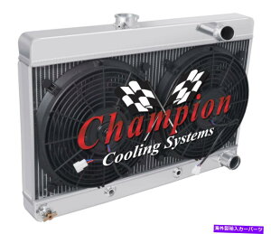 Radiator 3EAg~bN`sIWG[^[W/ 2 12C`t@1961 1962 1963|eBAbNeyXg 3 Row Atomic Champion Radiator W/ 2 12" Fans for 1961 1962 1963 Pontiac Tempest