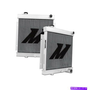 Radiator ~Vg̃ptH[}XA~jEWG[^[́AtH[h}X^O1964-1966Vo[ɓK܂ Mishimoto Performance Aluminum Radiator Fits Ford Mustang 1964-1966 Silver