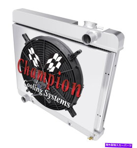 Radiator 3̋`sIWG[^[w/ 16 "t@ƃVEh1960-1964rCbN 3 Row Supply Champion Radiator W/ 16" Fan and Shroud for 1960 - 1964 Buick