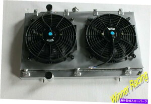 Radiator �A���~�j�E�����W�G�[�^�[+�V�����E�h+�O�H�����T�[EVO 4/5/6 Evolution IV V VI�̃t�@�� ALUMINUM RADIATOR+SHROUD+FANS FOR MITSUBISHI LANCER EVO 4/5/6 EVOLUTION IV V VI�y���s�A���i�z