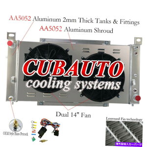 Radiator 3񃉃WG[^[+VEht@tBbgV{[R/n}[Voh/GMC 5.3 V8 H2 4.8L 3 Rows Radiator+Shroud Fan Fits Chevy Yukon/Hummer Silverado/GMC 5.3 V8 H2 4.8L