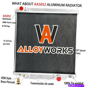 Radiator 4��A���~�j�E�����W�G�[�^�[�t�B�b�gFord F250 F350 F450 Powerstroke 6.0�f�B�[�[��2003-2007 4 Row Aluminum Radiator Fit Ford F250 F350 F450 Powerstroke 6.0 Diesel 2003-2007�y���s�A���i�z