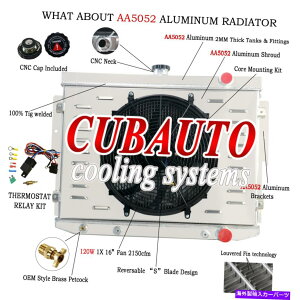 Radiator 4̃WG[^[+VEht@+[73-74_bWv}XNCX[[pUS 4 ROW Radiator+Shroud Fan+Relay For 73-74 Dodge Plymouth Chrysler Mopar US