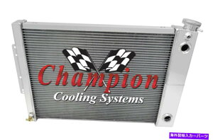 Radiator 3���SR�`�����s�I�����W�G�[�^�[�A1 1/4 �A1 1/2 Fittings-1967-1969 Camaro Big LS Swap 3 Row SR Champion Radiator,1 1/4,1 1/2 Fittings-1967-1969 Camaro Big LS Swap�y���s�A���i�z