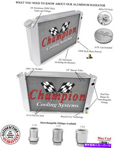 Radiator 3��̃��[�X���W�G�[�^�[�A1 1/4 �A1 1/2�t�B�b�e�B���O1979-1993 Ford Mustang LS Swap 3 Row Racing Radiator,1 1/4,1 1/2 Fittings for 1979-1993 Ford Mustang LS Swap�y���s�A���i�z