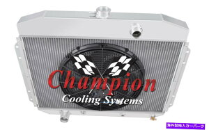 Radiator 4G[XWG[^[W/ 16 "t@1961 62 63 1964 Ford F-Series Factory V8 Eng 4 Row Ace Radiator W/ 16" Fan for 1961 62 63 1964 Ford F-Series Factory V8 Eng