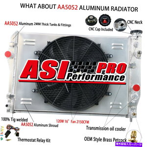 Radiator 1993�N����2002�N�̃V�{���[�J�}��Z28 5.7L V8��4��A���~�j�E�����W�G�[�^�[+�V�����E�h�t�@�� 4 Row Aluminum Radiator+Shroud fan for 1993-2002 Chevrolet Camaro Z28 5.7L V8�y���s�A���i�z