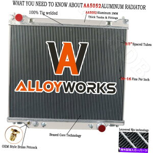 Radiator 1995N1997N4̃WG[^[tH[hF-250 F-350 F-59X[p[f[eB7.3L V8fB[[ 4 Row Radiator For 1995-1997 Ford F-250 F-350 F-59 Super Duty 7.3L V8 Diesel