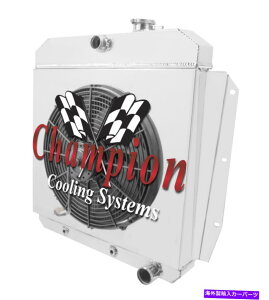 Radiator 3RS`sIWG[^[W/ 16 "t@ƃVEh1955-1959V{[gbN 3 Row RS Champion Radiator W/ 16" Fan and Shroud for 1955 - 1959 Chevrolet Truck