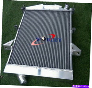 Radiator �t�B�b�g�W���K�[XK140 3.4L L6 1955 1956 1957�}�j���A���A���~�j�E�����W�G�[�^�[62mm�R�A Fit Jaguar XK140 3.4L L6 1955 1956 1957 Manual Aluminum Radiator 62mm core