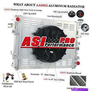 Radiator 3��̃��W�G�[�^�[+�V�����E�h�t�@�������[�t�B�b�g2009-2018 Dodge Ram 1500/2500 3.7,4.7L�A5.7 3 Row Radiator+Shroud Fan Relay Fit 2009-2018 Dodge Ram 1500/2500 3.7,4.7L,5.7�y���s�A���i�z