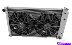 Radiator 1973-80 Chevy C10-C20 C�V���[�Y�I�[���~���E�o��4��KR�`�����s�I�����W�G�[�^�[�t�@���R���{ 1973-80 Chevy C10-C20 C-Series All Alum 4 Row KR Champion Radiator Fan Combo�y���s�A���i�z